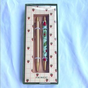 Fringe Studio Gold and Floral Pen Duo